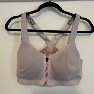 Victoria’s Secret size 36D pink sports bra knockout front closure
